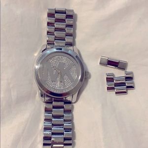 Silver Michael kors watch